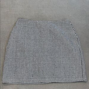 SHEIN Houndstooth Mini Skirt